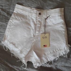 GJG denim Shorts - High waist GJG denim shorts size L GJG denim Shorts - High waist GJG denim shorts size L